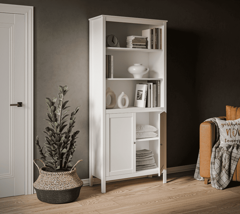 Стеллаж Эва белый REG2D_2