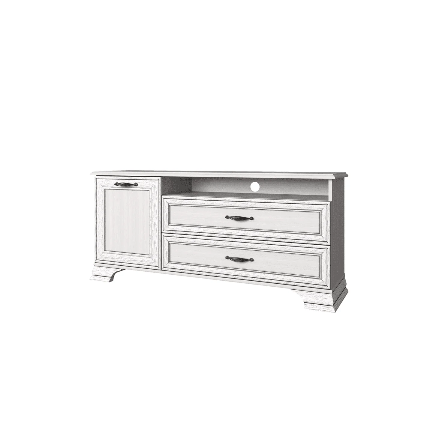 Тумба под телевизор Тиффани вудлайн кремовый RTV 1D2SN