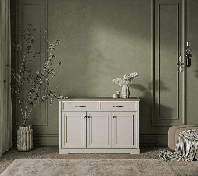 Тумба-комод Тоскана Нью персидский жемчуг/каньон 3D2S_1