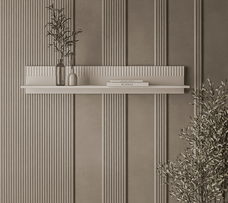 Полка навесная Винати персидский жемчуг/амарок_1