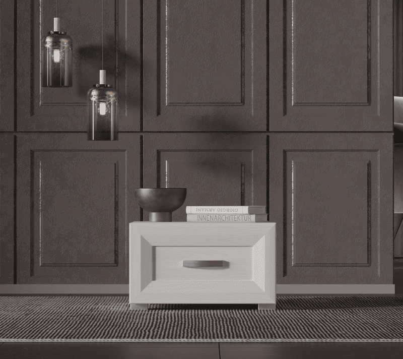 Тумба прикроватная Мальта лиственница сибирская/орех лион KOM1S_1