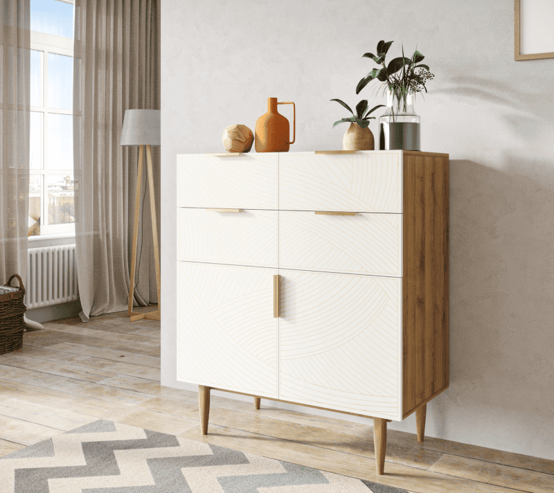 Комод Лайн бежевый LN17/GR1/beige_3