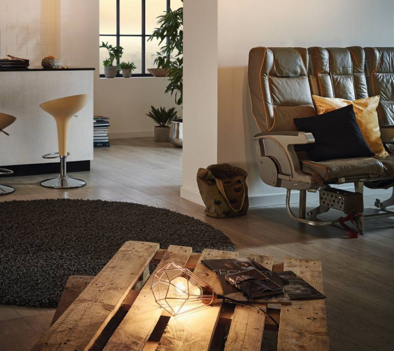 Настольная лампа Тарбс медный 94197_1