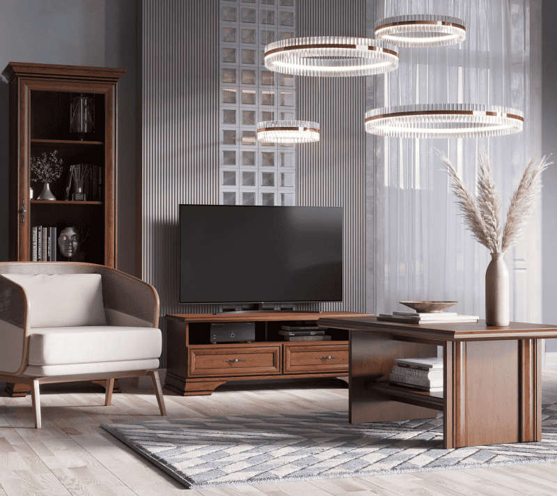 Витрина Кентаки каштан REG1W1S_7