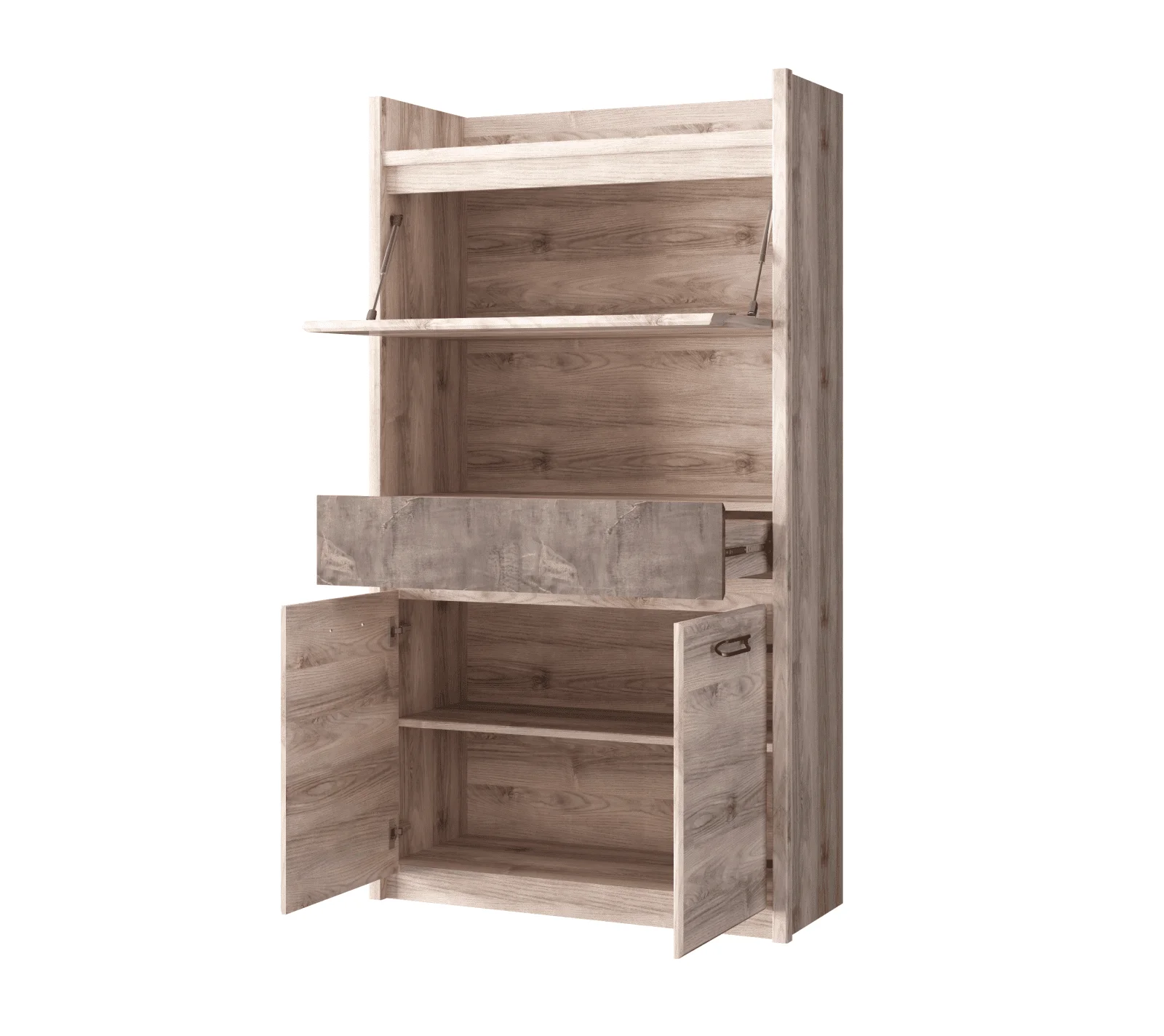 Шкаф Джаз каштан найроби/оникс 3D1SN_1