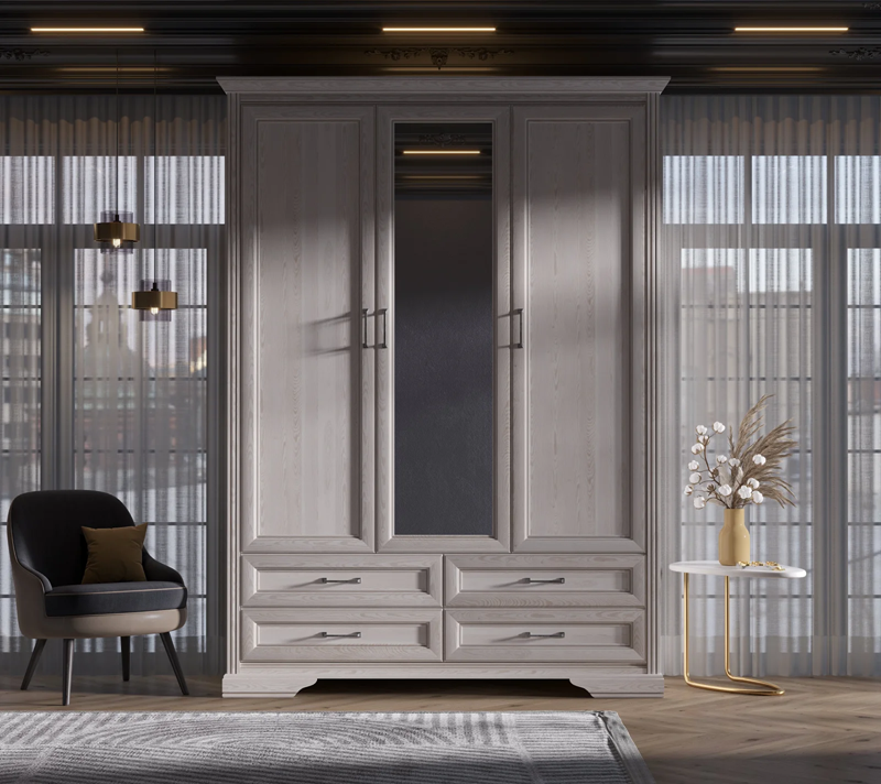 Шкаф Стилиус лиственница сибирская SZF3D4S_1