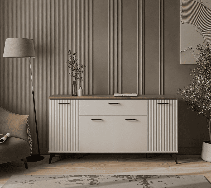 Тумба-комод Винати персидский жемчуг/амарок 4D1S_1