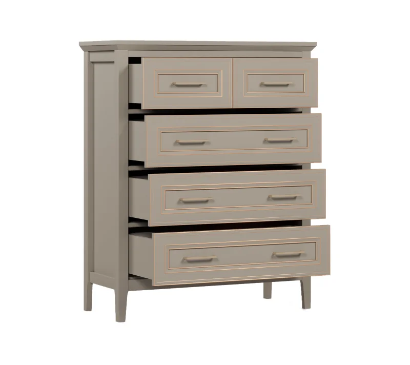 Комод Классик глиняный серый KOM5S_1