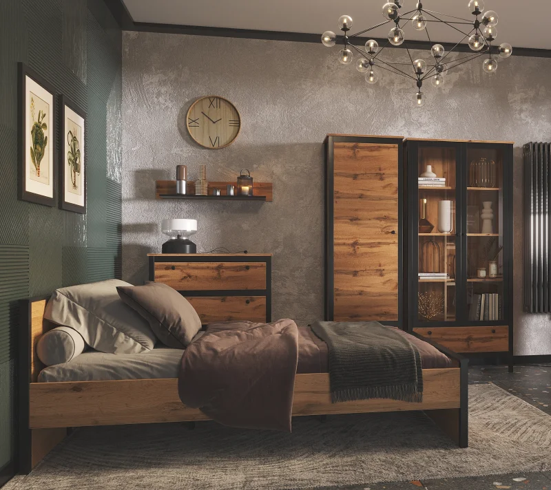 Комод Лофт дуб вотан KOM3S/90_6