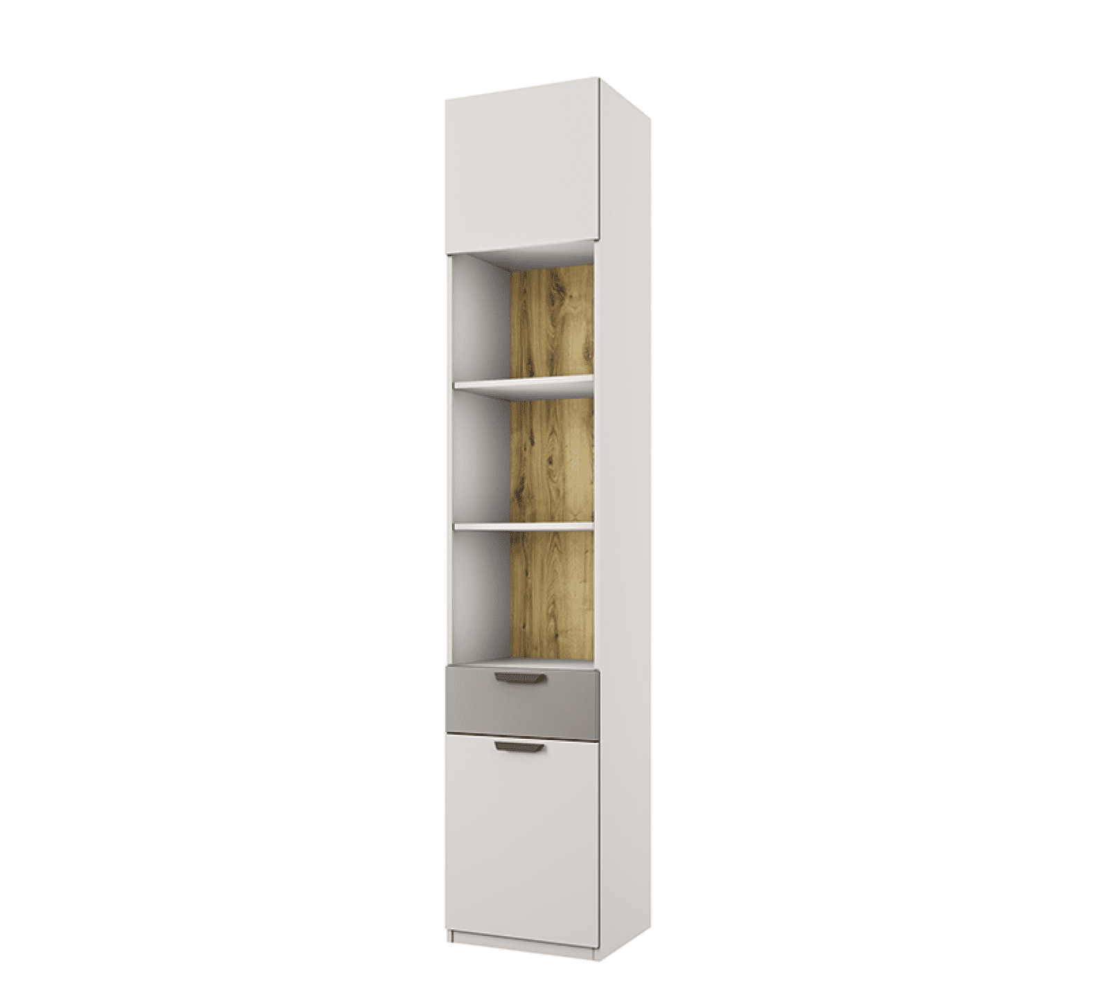 Стеллаж Модерн персидский жемчуг/ирландский ликер/дуб наварра 2D1S/45