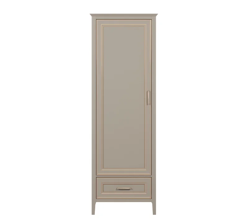 Шкаф Классик глиняный серый REG1D1S