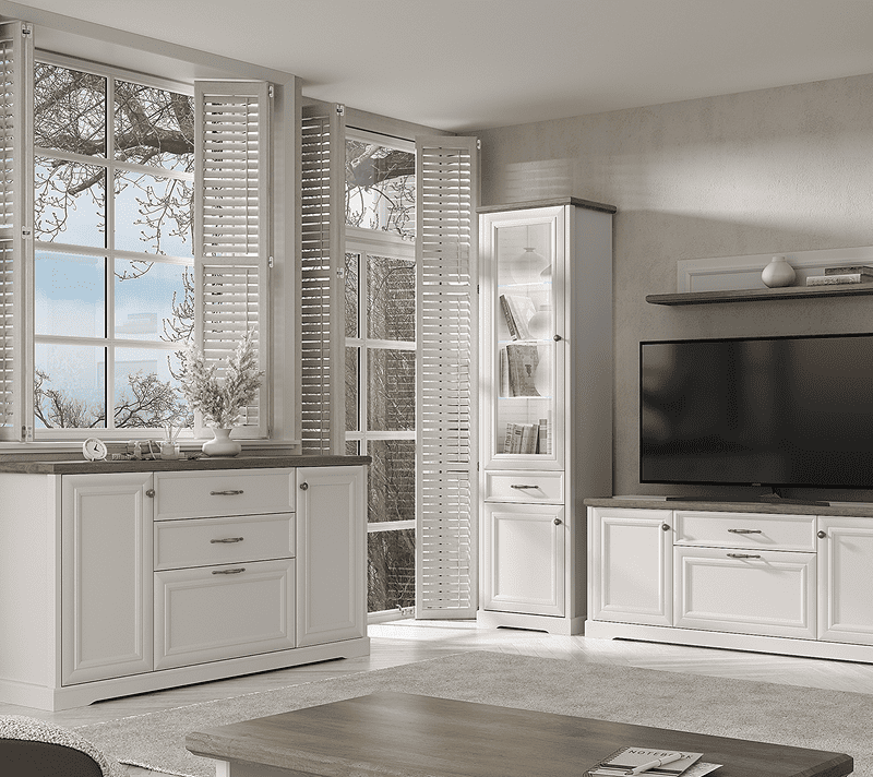 Тумба-комод Тоскана Нью персидский жемчуг/каньон 3D2S-1_5