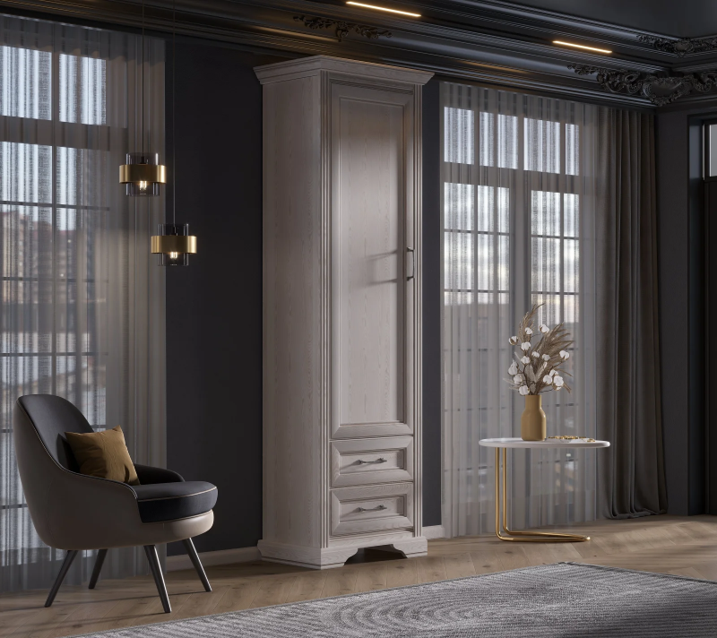 Шкаф Стилиус лиственница сибирская REG1D2S_3