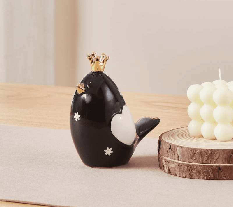 Фигурка Птица Ланджут черный/белый 427924_1