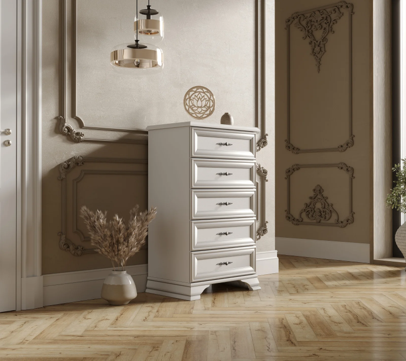 Комод Кентаки белый KOM5S_3