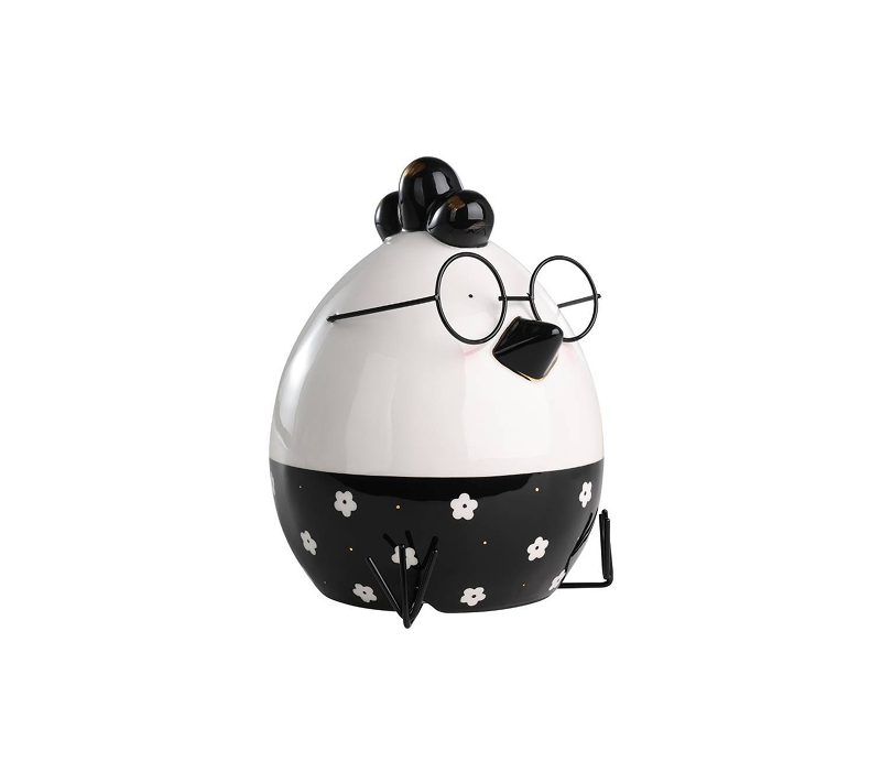 Фигурка Цыпленок Ланджут черный/белый 427919