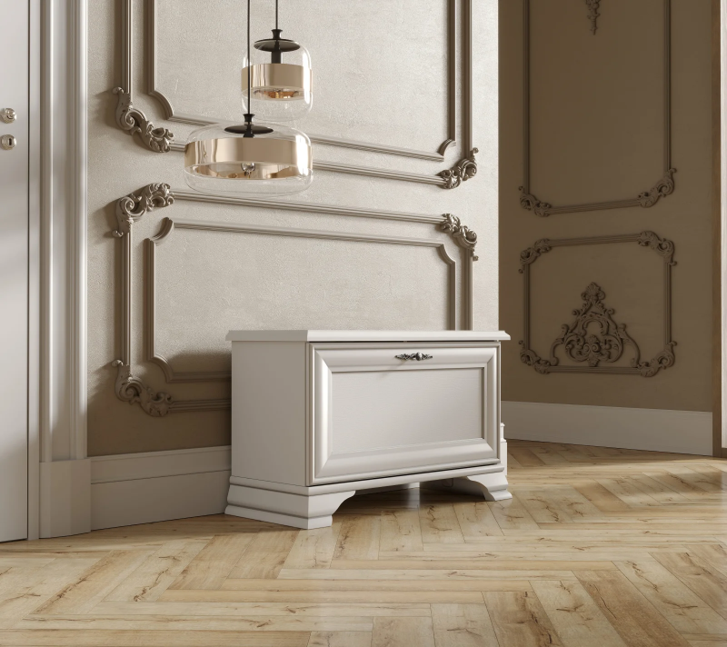 Тумба для обуви Кентаки белый SFK1B_3