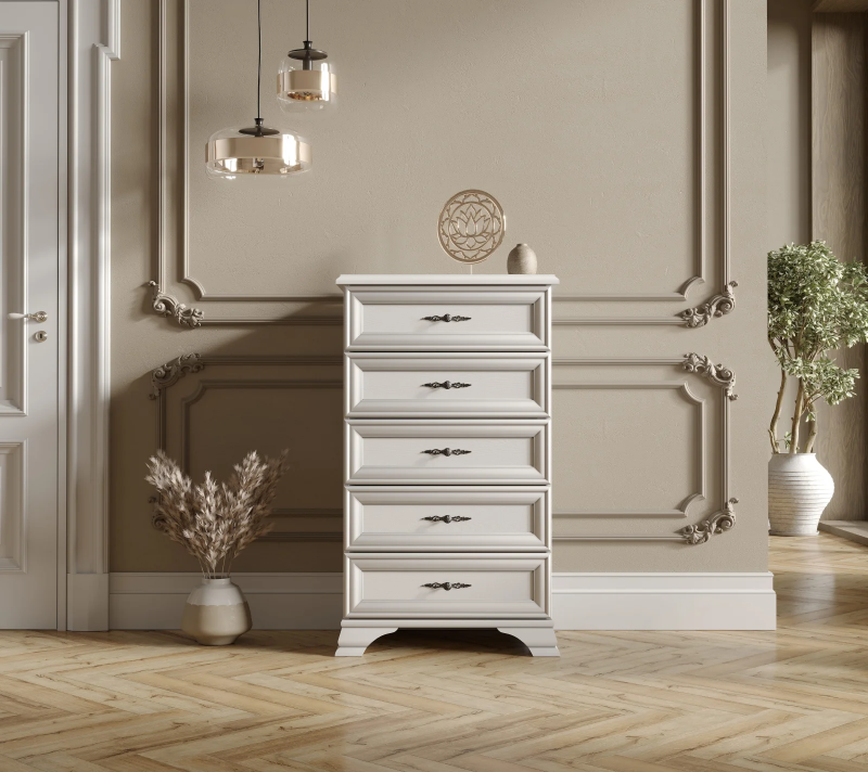 Комод Кентаки белый KOM5S_1