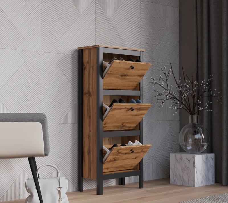 Тумба для обуви Лофт дуб вотан SFB3B/50_2