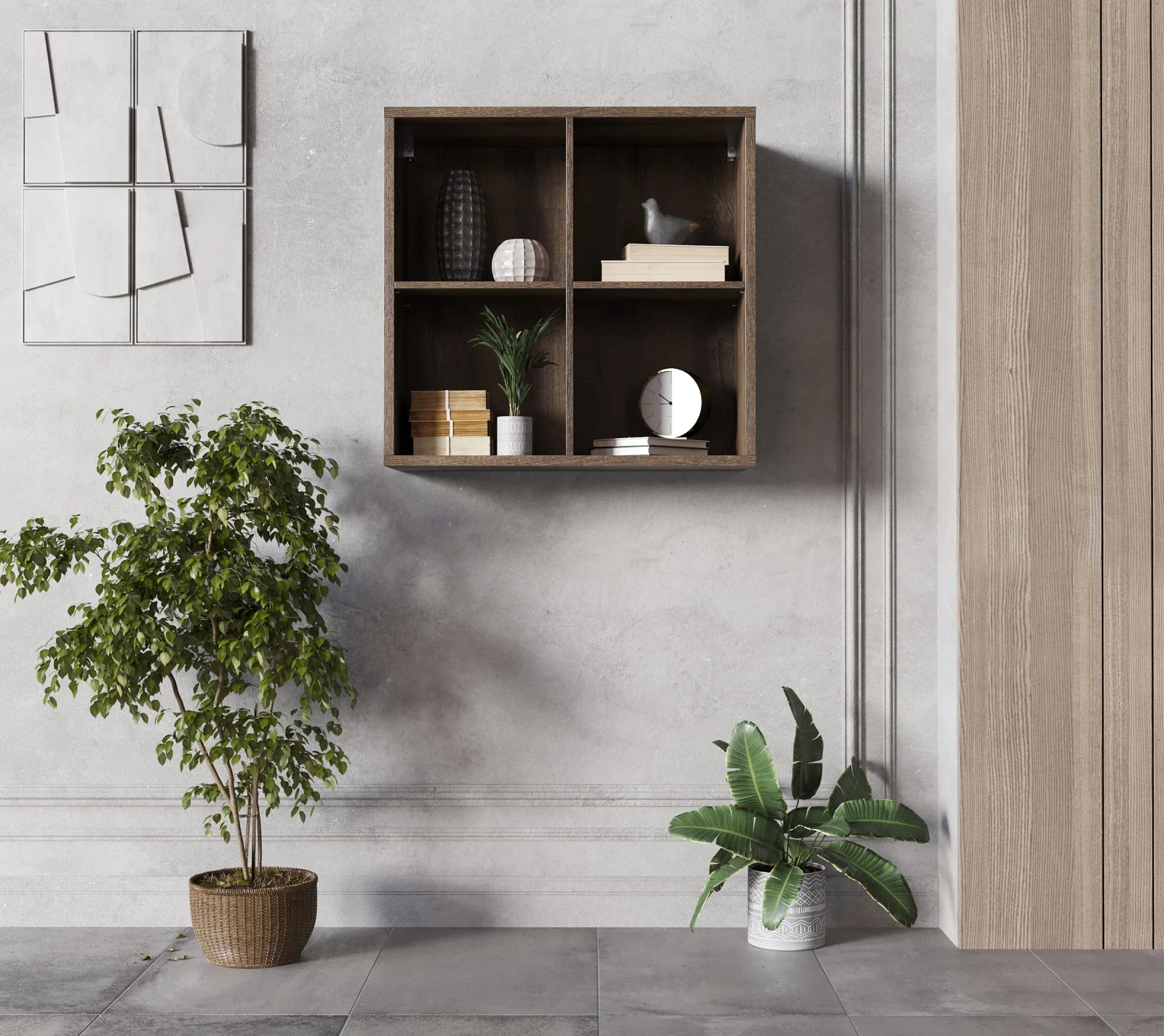 Стеллаж Непо дуб монастырский SFW/8/8_1