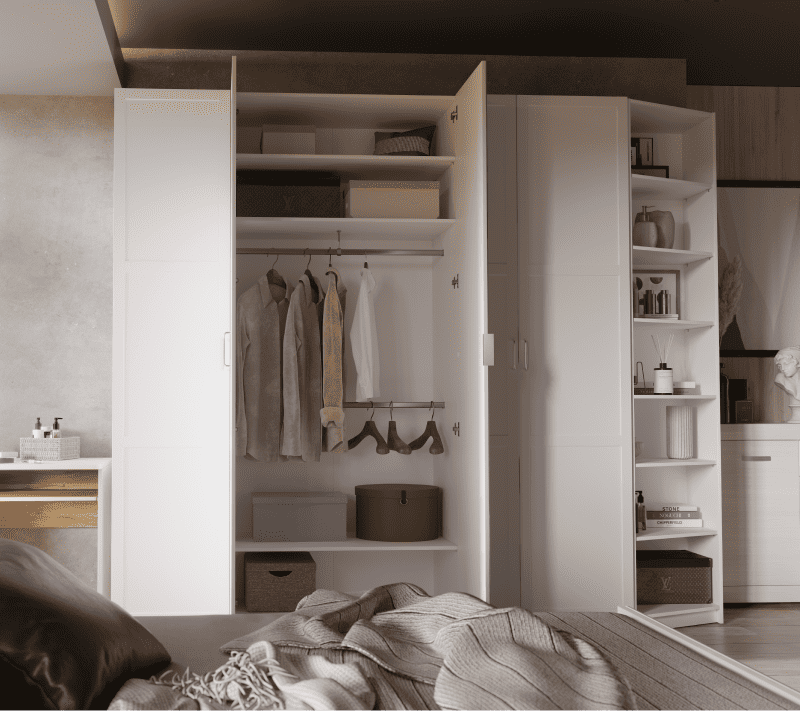 Корпус шкафа Моби белый SZF/100_6