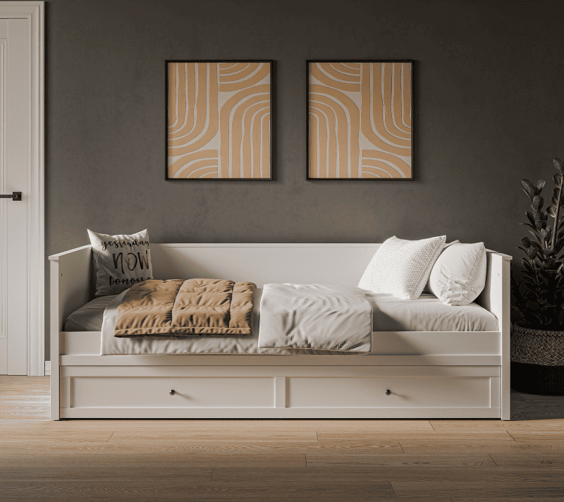 Кровать Эва белый LOZ/90_1