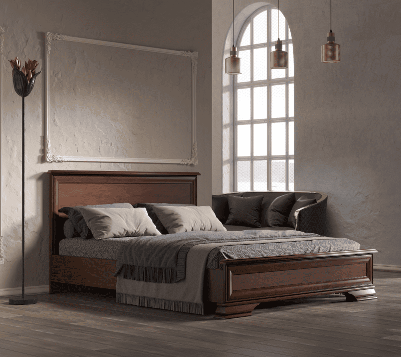 Кровать Кентаки каштан LOZ160x200_2