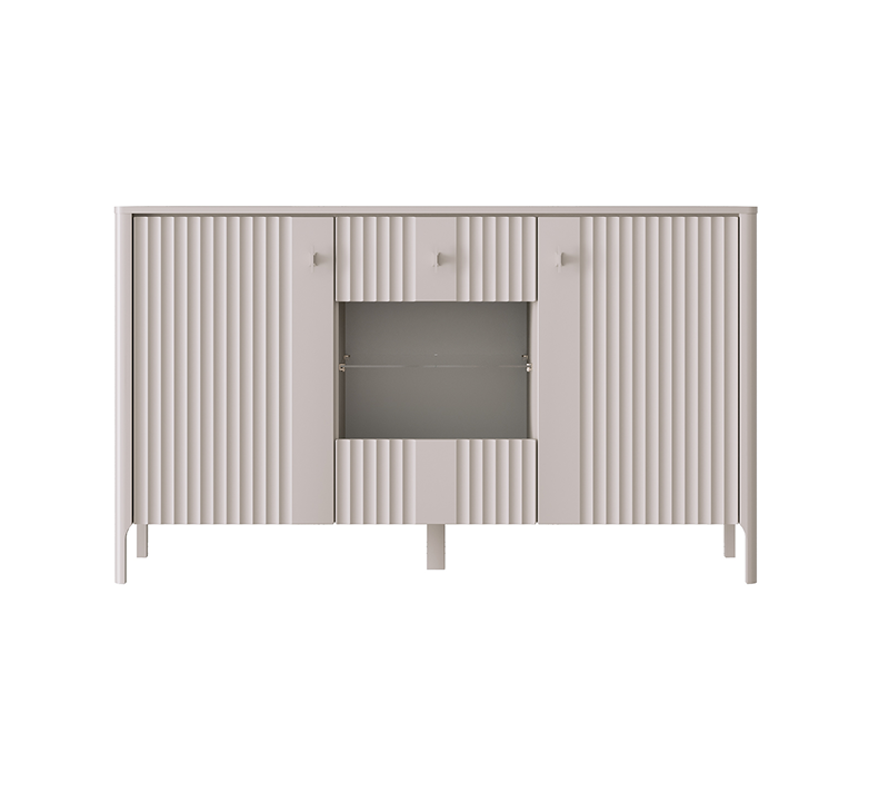 Тумба-витрина Далия персидский жемчуг KOM1W2D