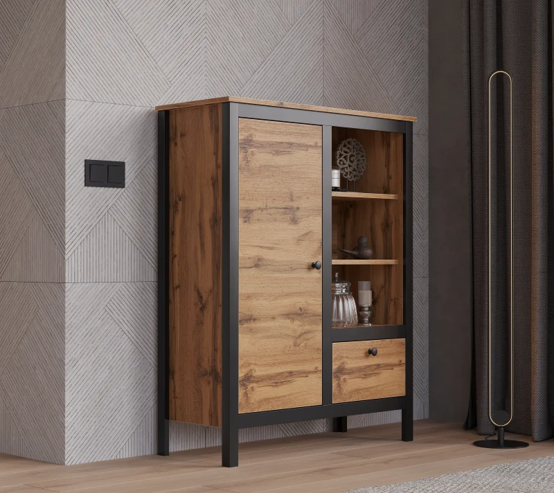 Тумба Лофт дуб вотан REG1D1S/90_3