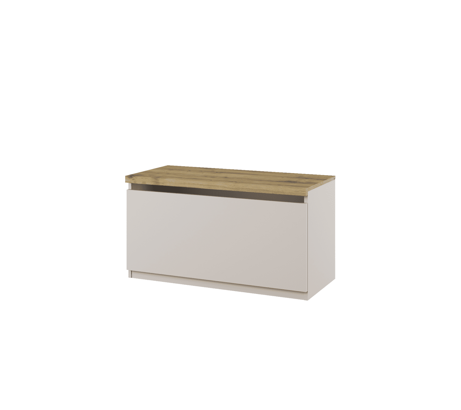 Тумба для обуви Модерн персидский жемчуг/дуб наварра 1D