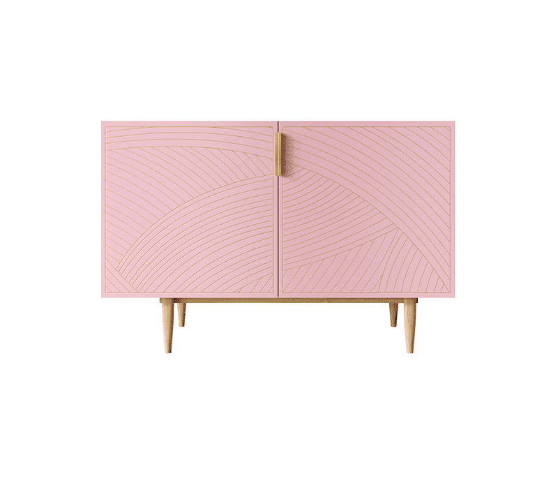 Тумба Лайн розовый LN01/GR1/pink