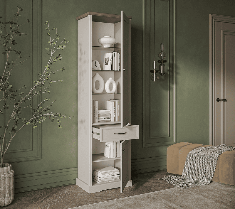 Шкаф Тоскана Нью персидский жемчуг/каньон 2D1S_2