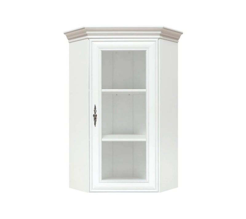 Витрина угловая Кентаки белый NADN1W