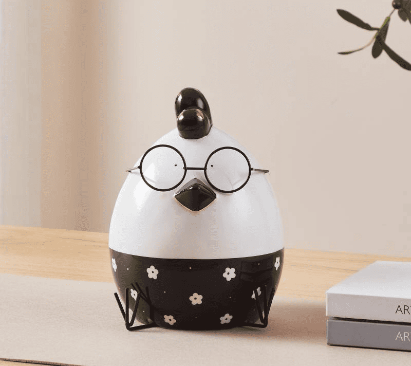 Фигурка Цыпленок Ланджут черный/белый 427919_1