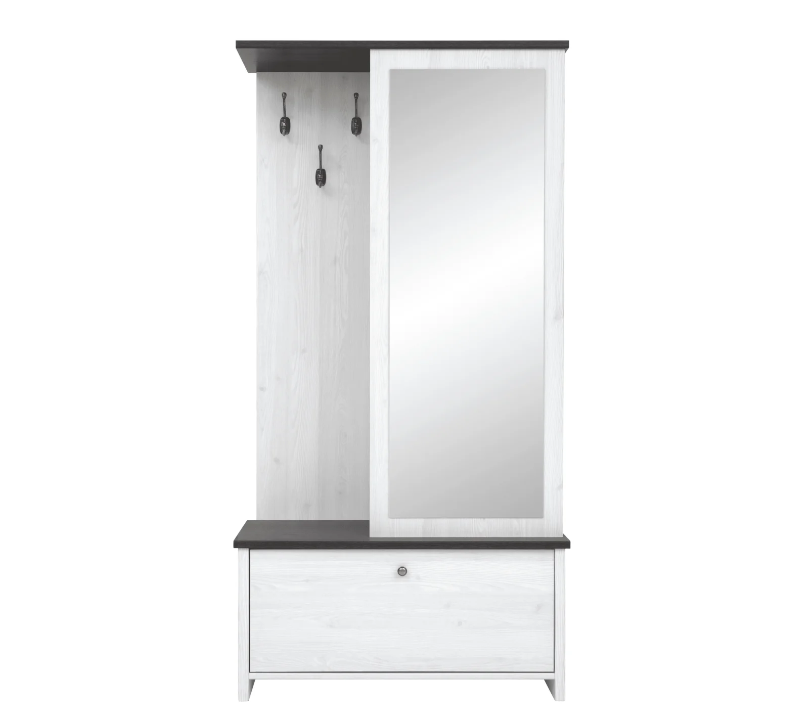 Шкаф с зеркалом Порто джанни/сосна ларико PPK/95