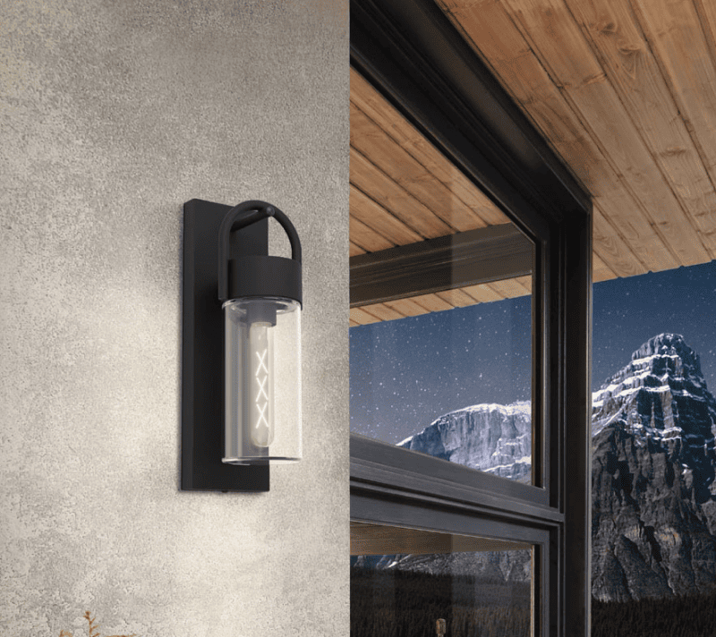 Уличный светильник настенный Карраро черный 900285_1