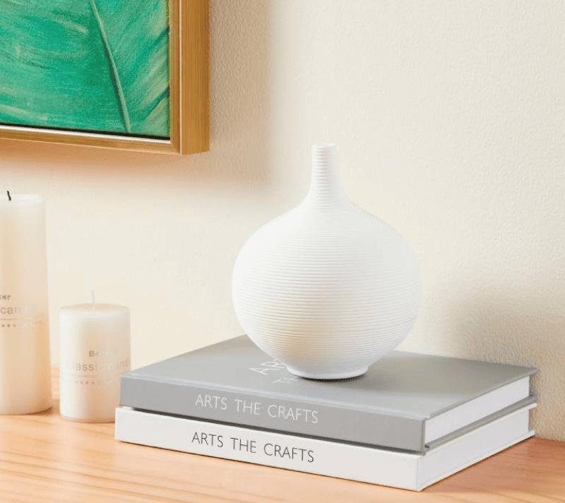 Ваза декоративная Митан белый 421243_2