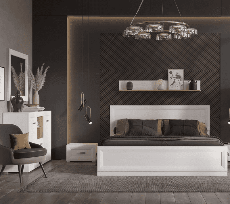 Зеркало Мальта лиственница сибирская/орех лион LUS_4