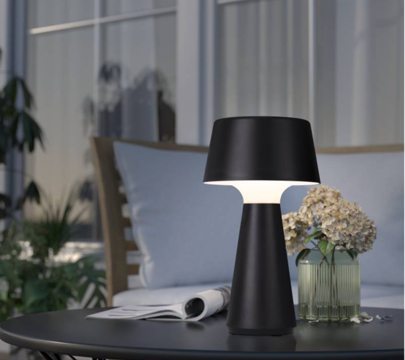 Уличная лампа настольная сенсорная Уэса черный 75796_1