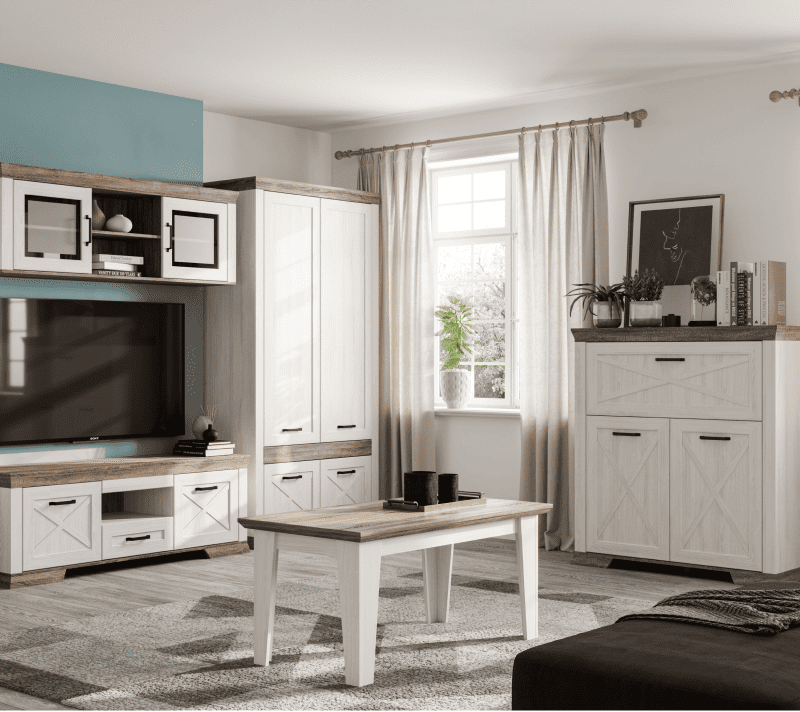 Стол журнальный Марсель ясень снежный LAW/120_2