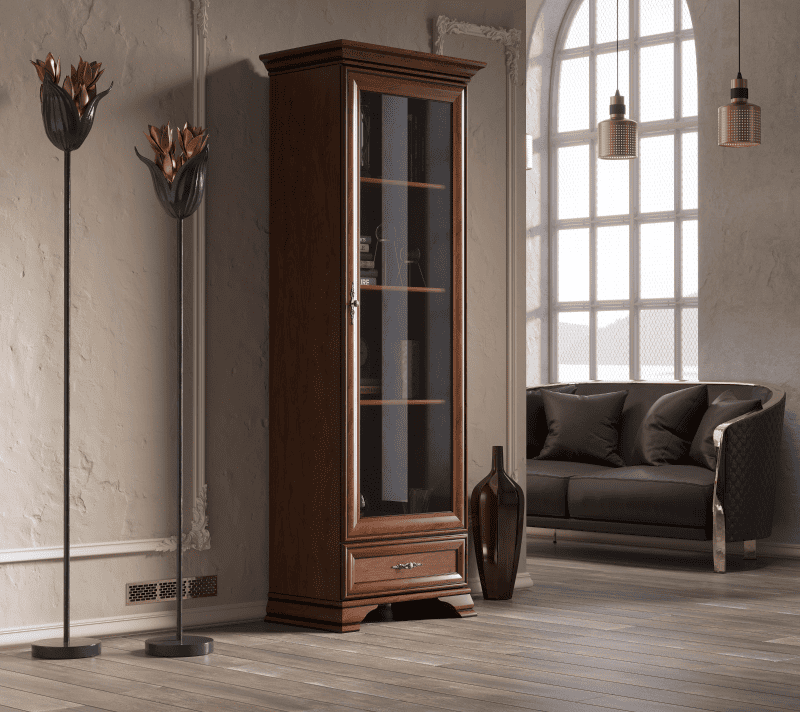 Витрина Кентаки каштан REG1W1S_3