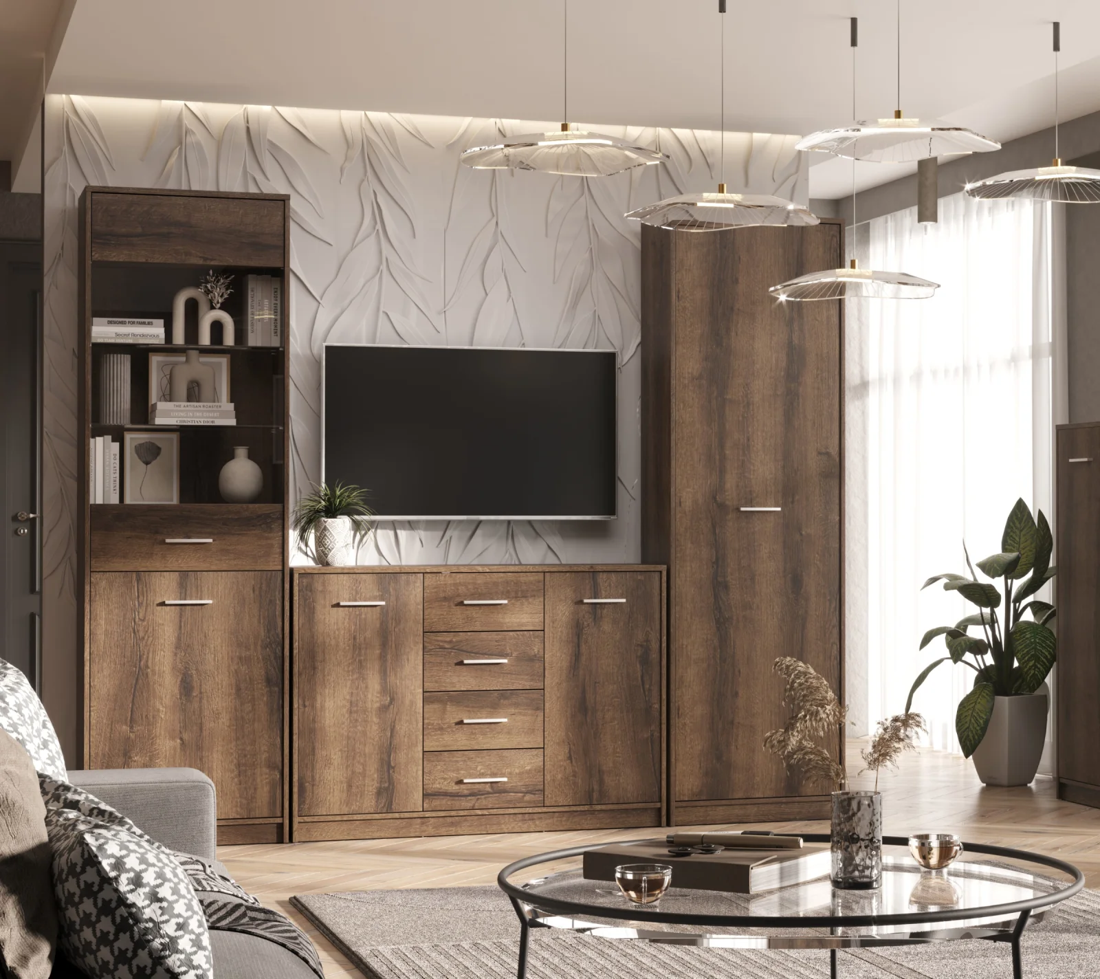 Витрина Непо дуб монастырский REG1D1W_7