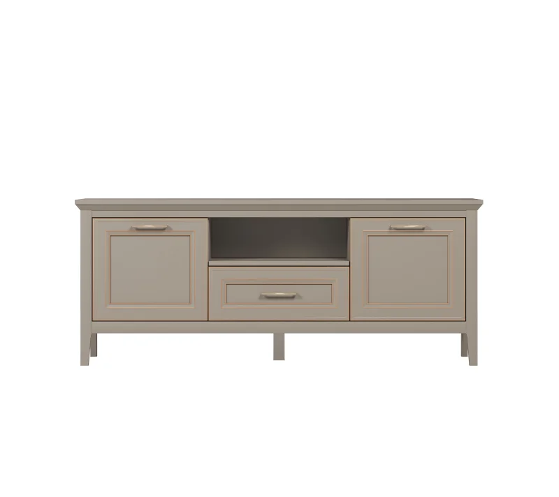 Тумба под телевизор Классик глиняный серый RTV2K1S