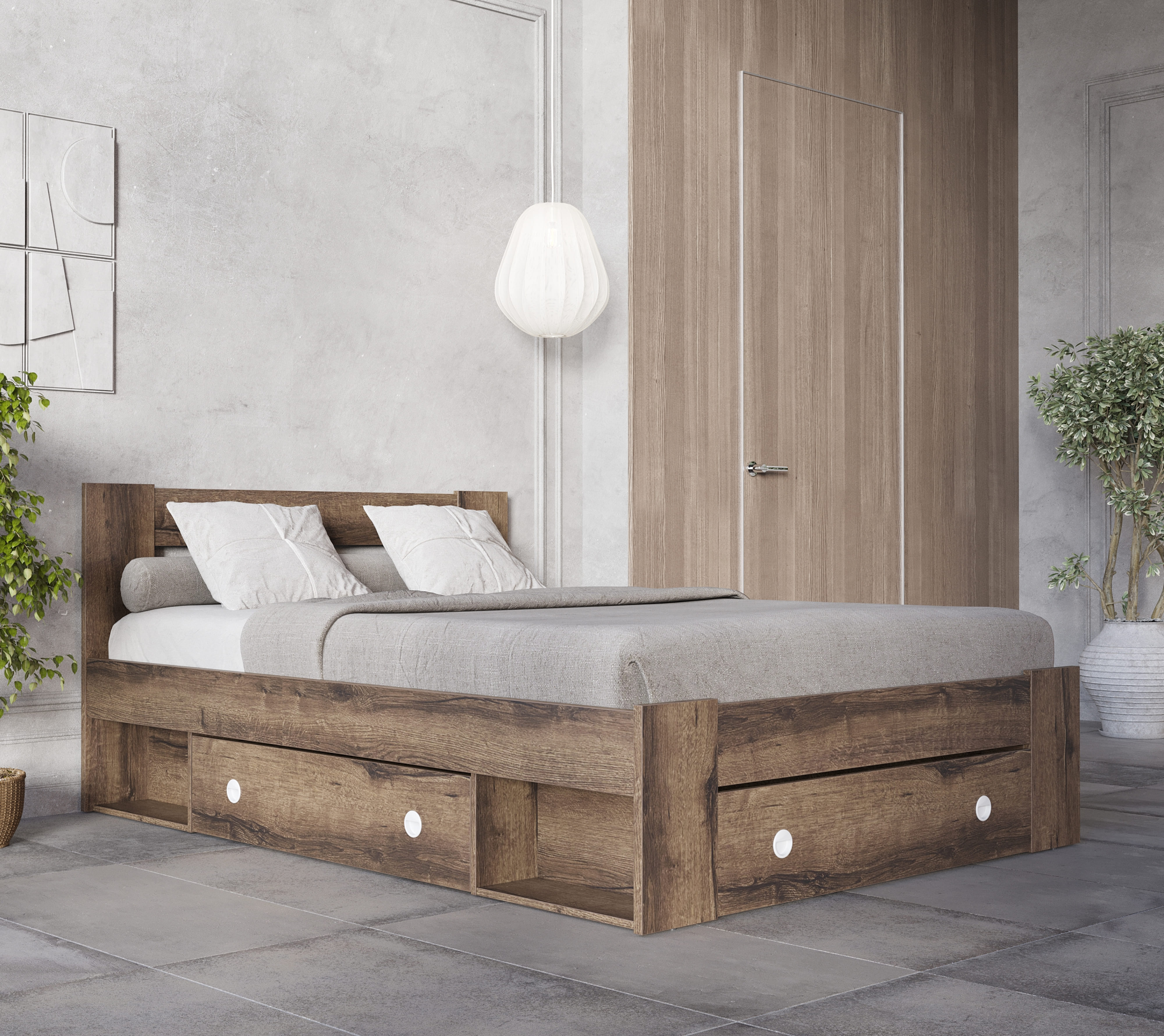 Комплект ящиков к кровати Непо дуб монастырский LOZ3S/140_2