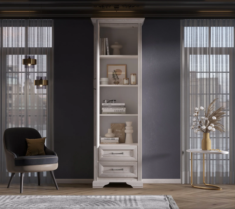 Шкаф Стилиус лиственница сибирская REG1D2S_2