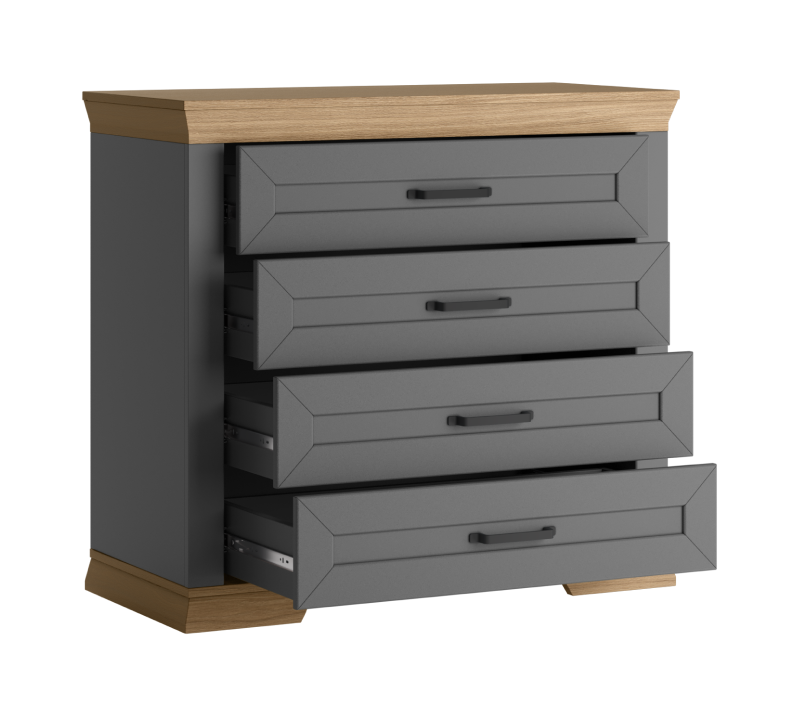 Комод Марсель дымчатый алмаз KOM4S_1