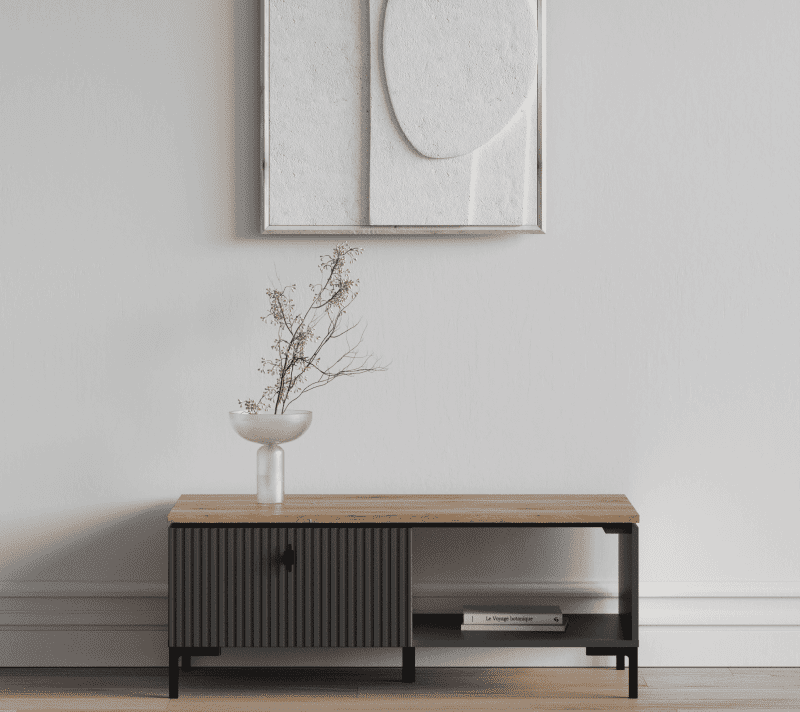 Стол журнальный Сан Джиминьяно антрацитовый/дуб нокс LAW1S_2