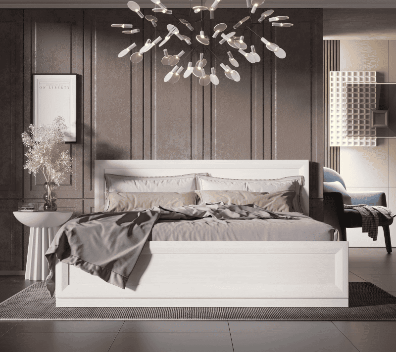 Кровать Мальта лиственница сибирская/орех лион LOZ180x200_1