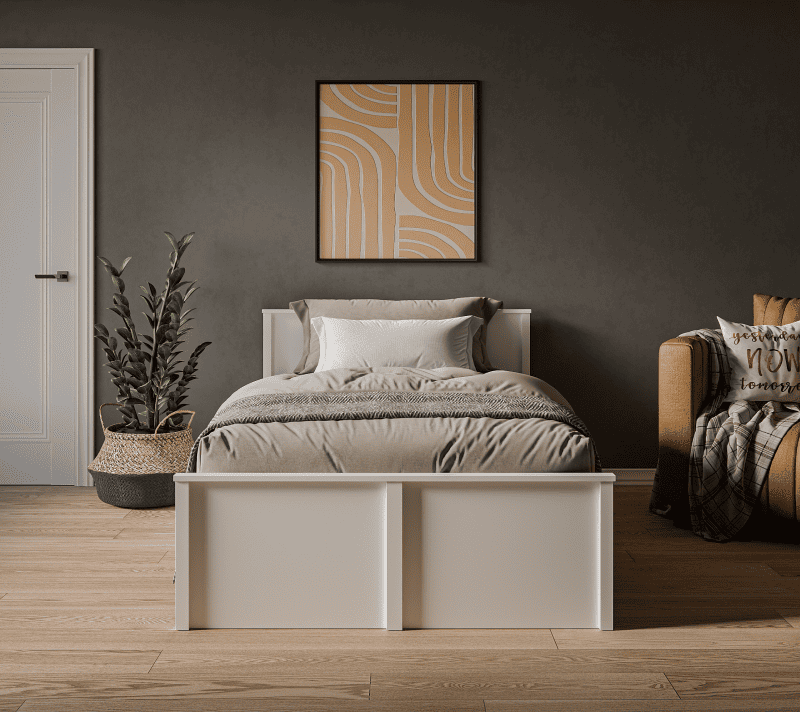 Кровать Эва белый LOZ120x200_1