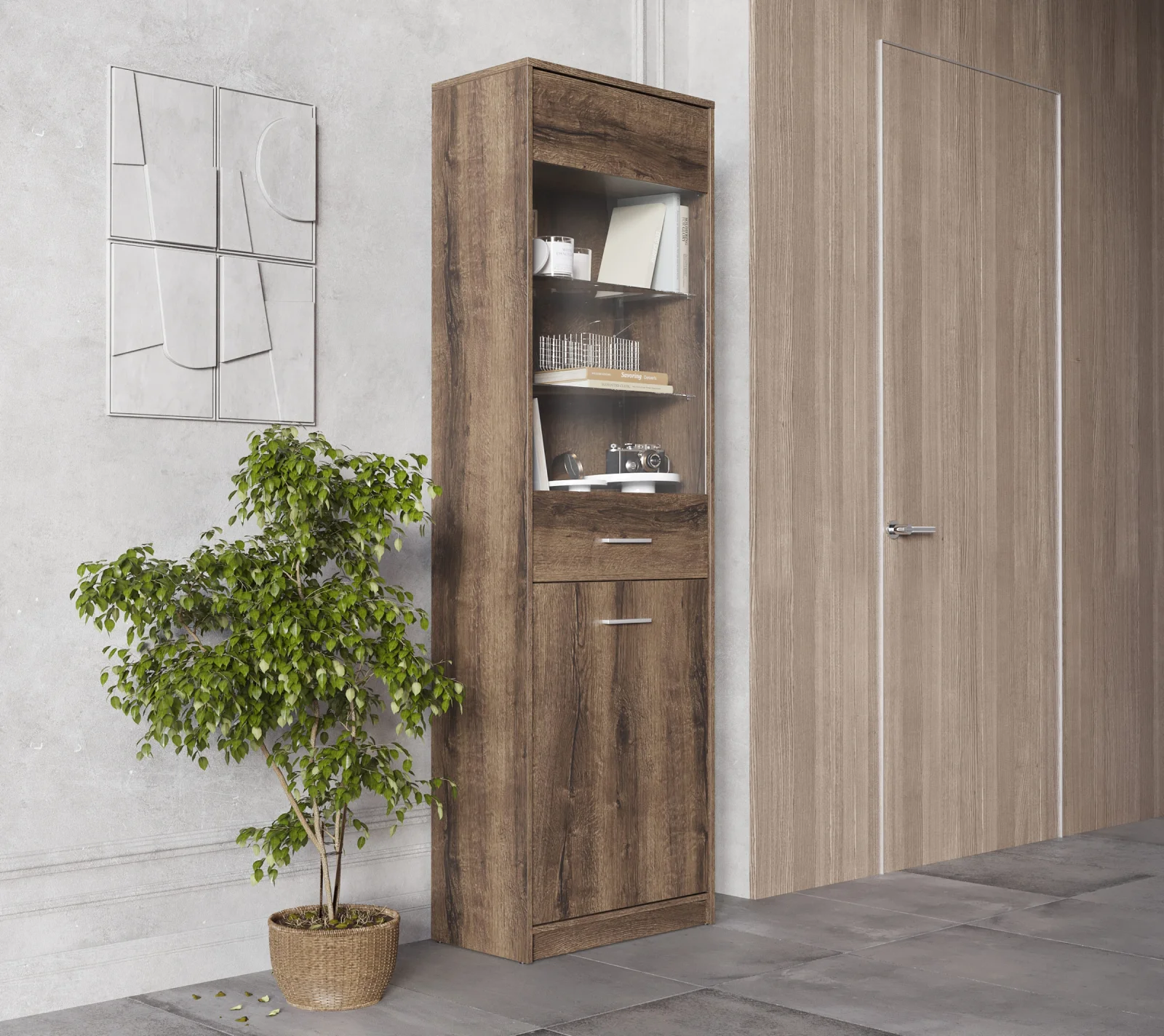 Витрина Непо дуб монастырский REG1D1W_3